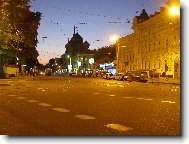Odesa,chrám,noční snímek.