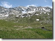 Berninské Alpy - údolí na Pass sa Sett