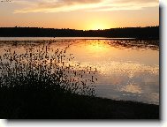 Západ slunce nad Sečí