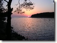 Západ slunce nad mořem