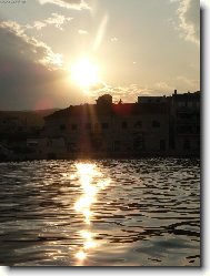 Západ slunce v Sumartinu, ostrov Brač
