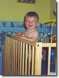 V postýlce